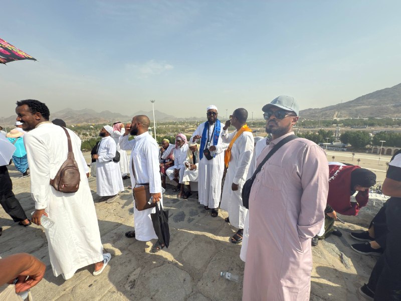 Pilgrims at Mount Arafat